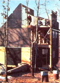 A house goes up at East Wind.